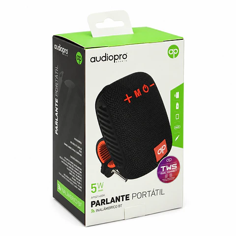 Parlante Bt Para Bicicleta, Moto o Scooter Audipro AP02104BK