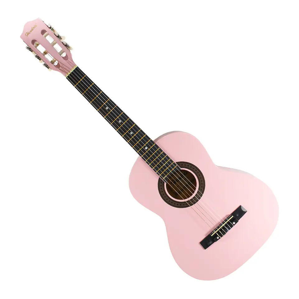 Guitarra 36″ Hendrix rosada, referencia 03-HX0086P 2