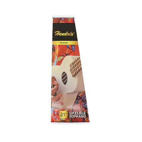 Ukelele 21″ Hendrix negro, referencia 03-HX0088BK