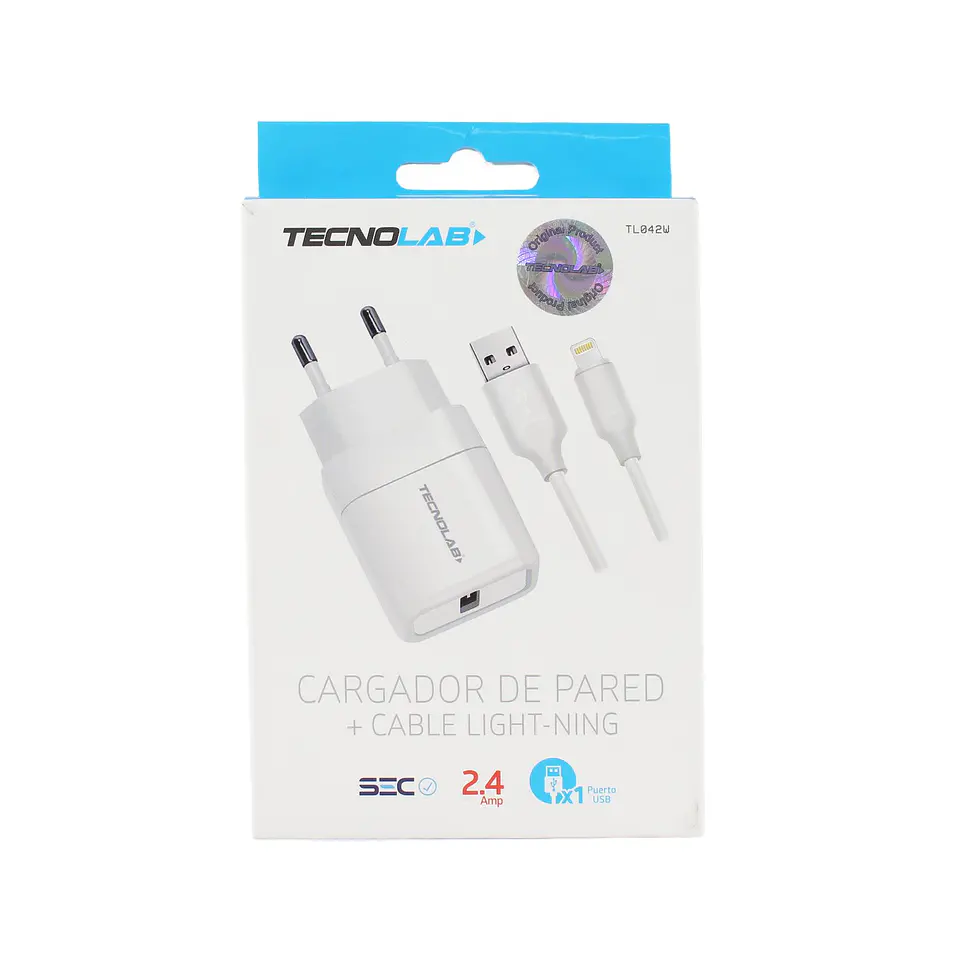 Cargador de pared USB TecnoLab TL042W 4
