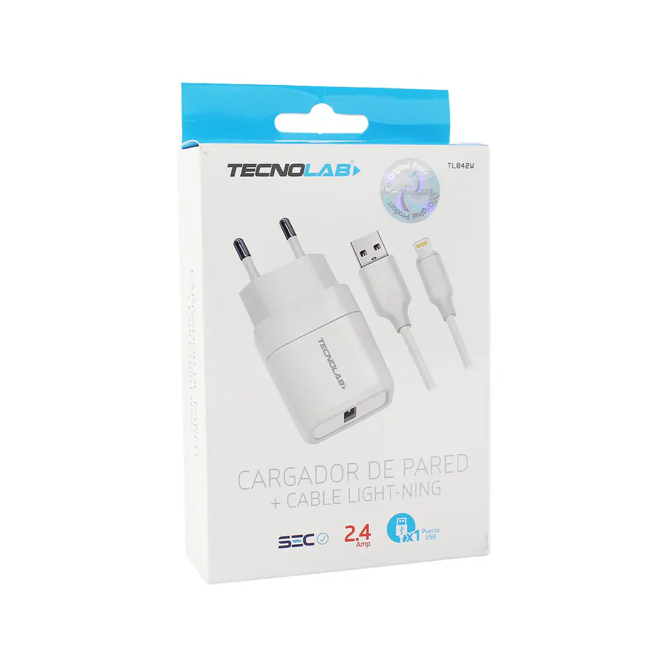 Cargador de pared USB TecnoLab TL042W 5
