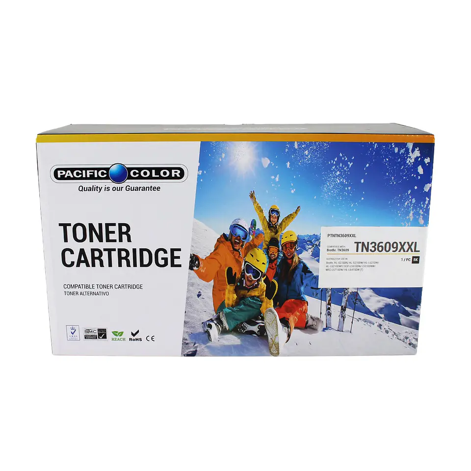 Tóner negro Pacific Color, referencia 02-PTNTN3609XXL 1