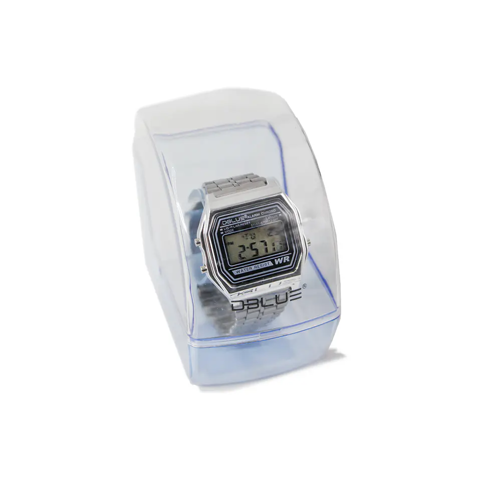 Reloj digital plateado Dblue, referencia 03-DBRGS02 3
