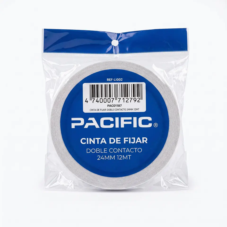 Cinta doble contacto Pacific 24mm x12m, ref. 12-PAC01187 1