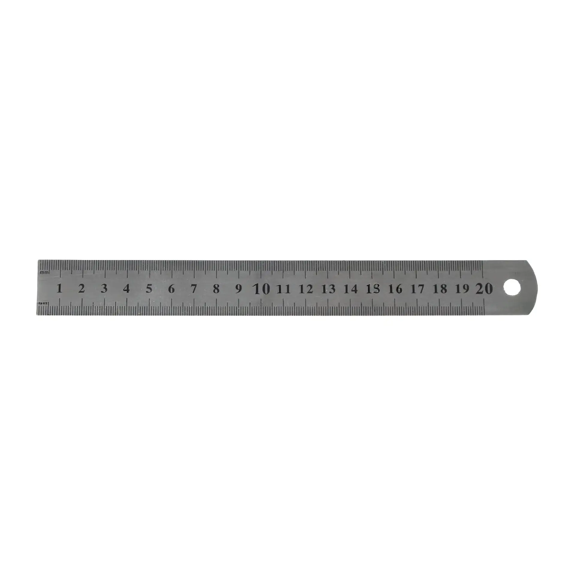 Regla metálica Pacific 20cm con funda 2