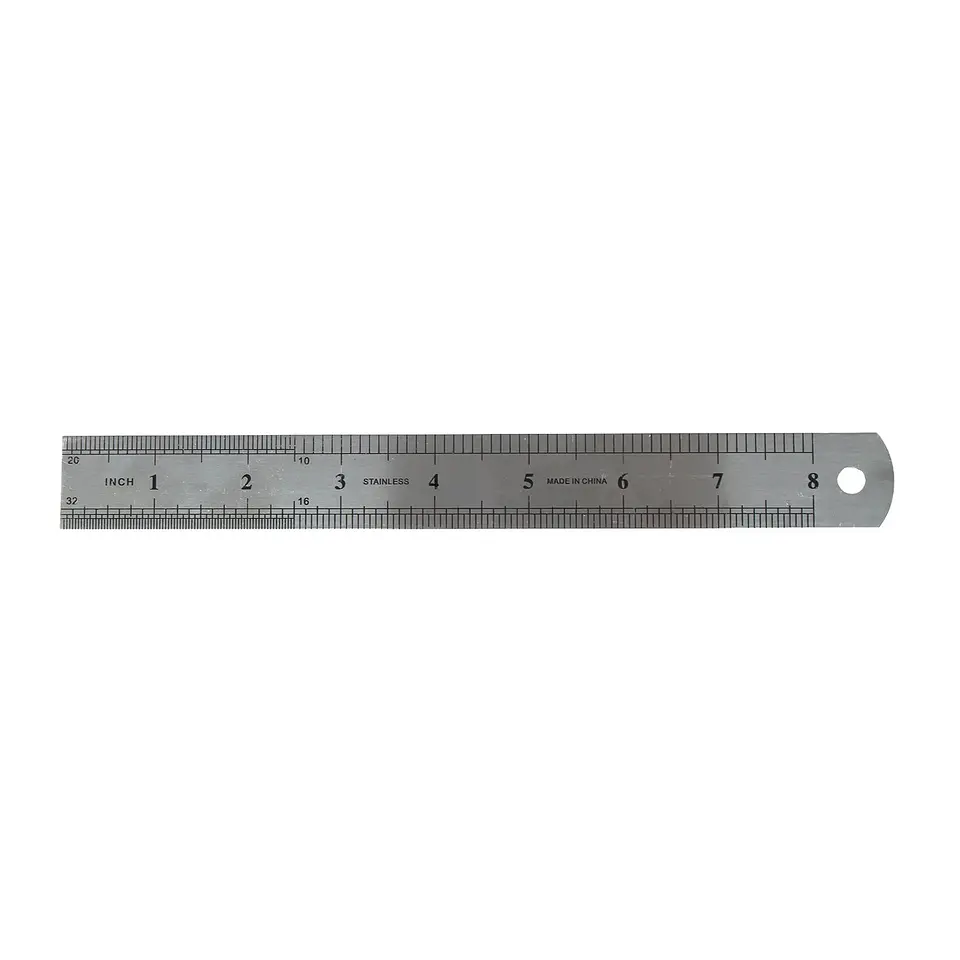 Regla metálica Pacific 20cm con funda 3