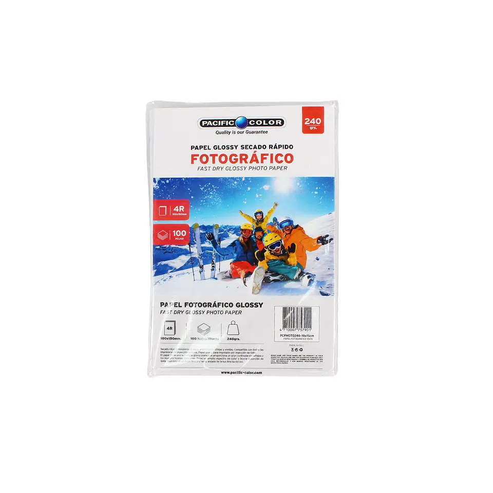Papel fotográfico Pacific 10x15cm 240g/m², 100 hojas 5