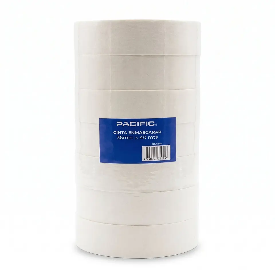 Pack 7 cintas de enmascarar Pacific 36 mm x 40 m 1