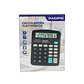 Calculadora electrónica Pacific de 12 dígitos negra - Miniatura 1