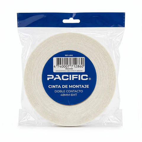 Cinta de montaje doble contacto Pacific 48 mm x 6 m