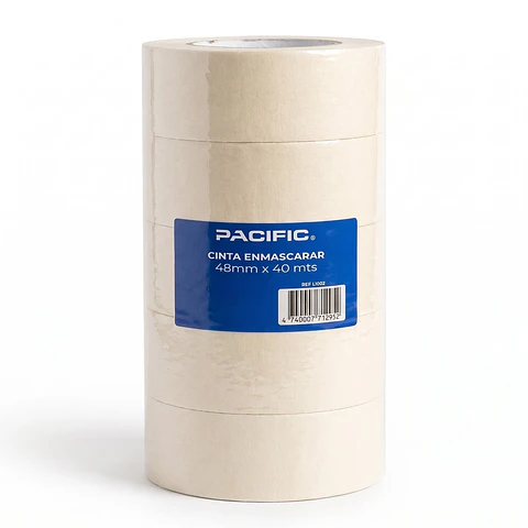 Pack de 5 cintas de enmascarar Pacific 48 mm x 40 m