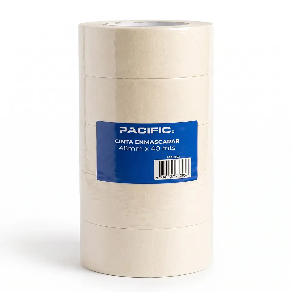 Pack de 5 cintas de enmascarar Pacific 48 mm x 40 m 1