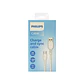 Cable Philips USB-A a USB-C blanco de 1 metro - Miniatura 6