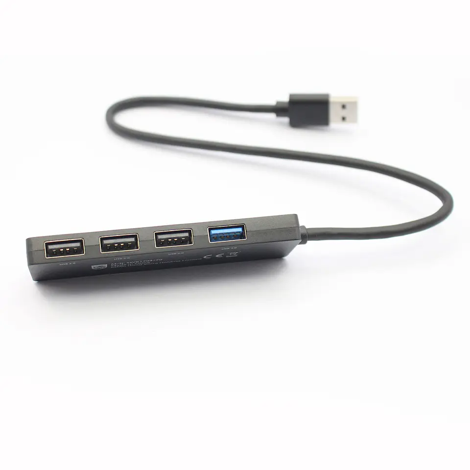 Hub Philips SWR1704/70 con 4 puertos USB-A negro 4