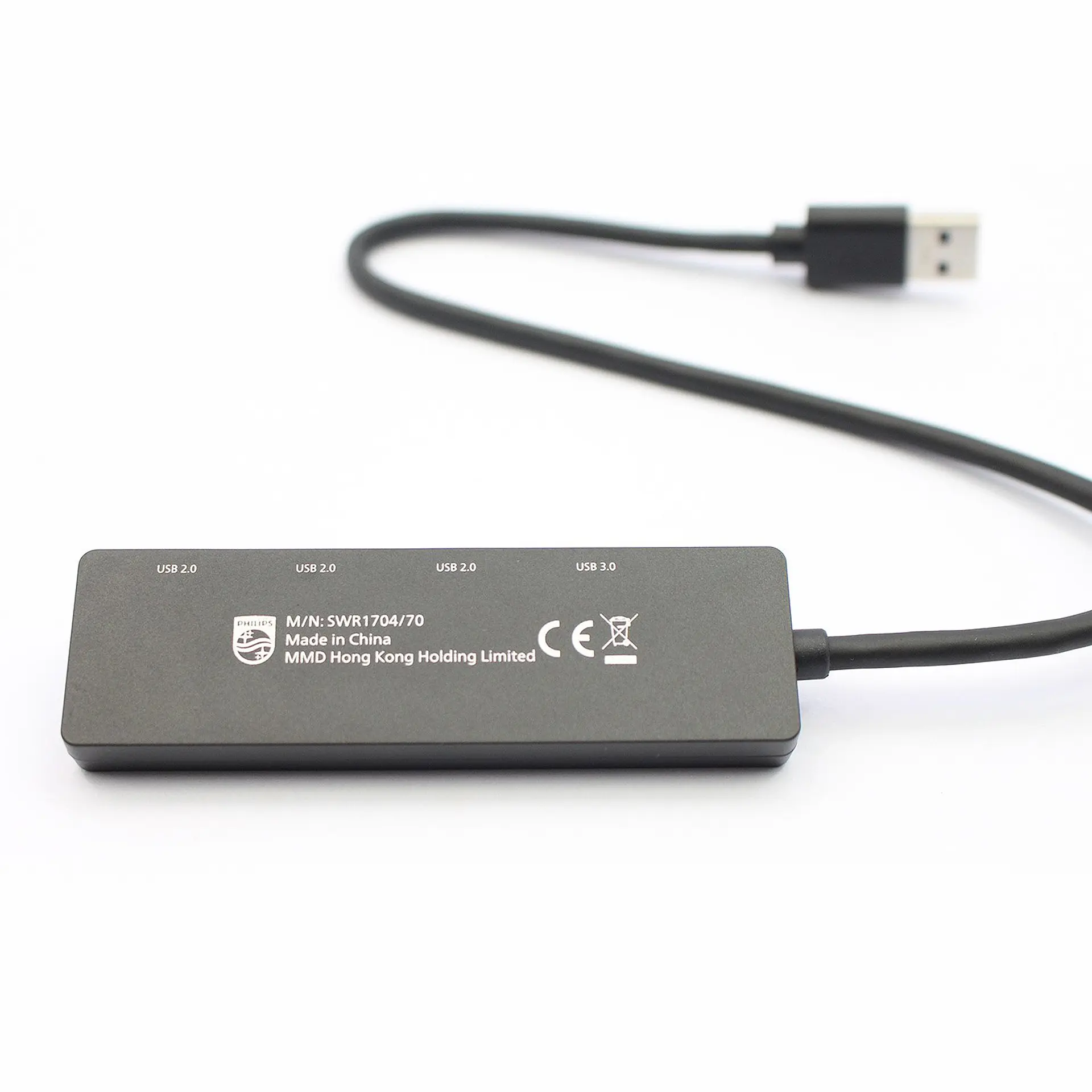 Hub Philips SWR1704/70 con 4 puertos USB-A negro 5