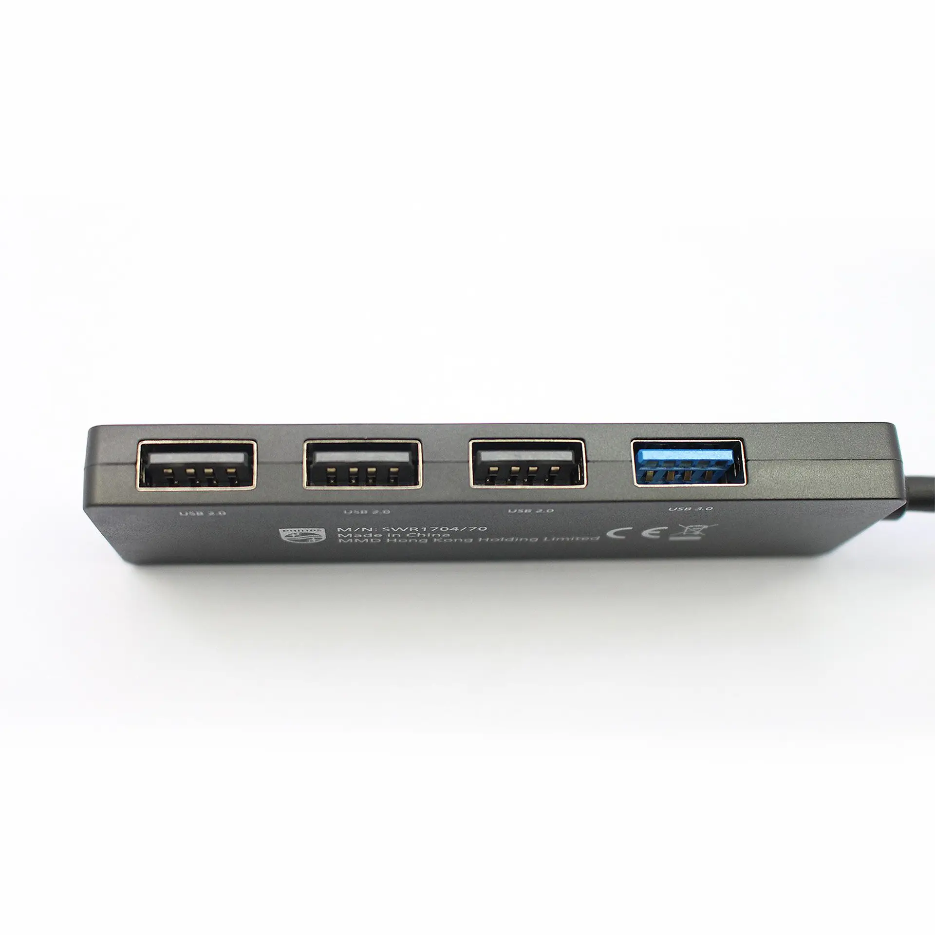 Hub Philips SWR1704/70 con 4 puertos USB-A negro 6