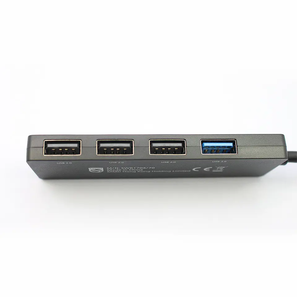 Hub Philips SWR1704/70 con 4 puertos USB-A negro 6