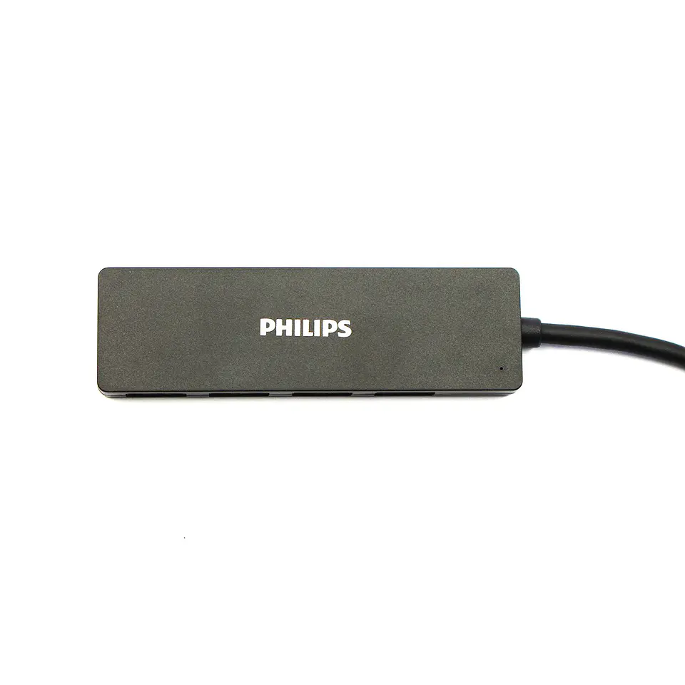 Hub Philips SWR1704/70 con 4 puertos USB-A negro 10
