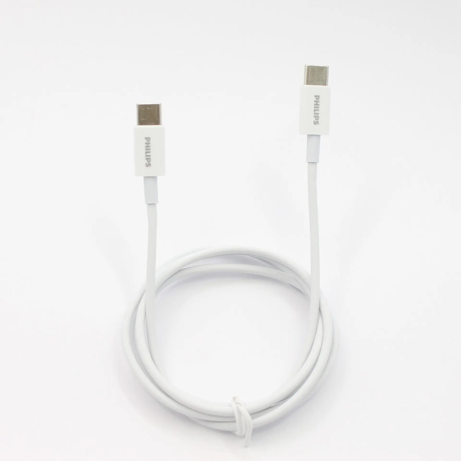 Cable USB-C a USB-C Philips DLC2041C/70 blanco 1 m 7