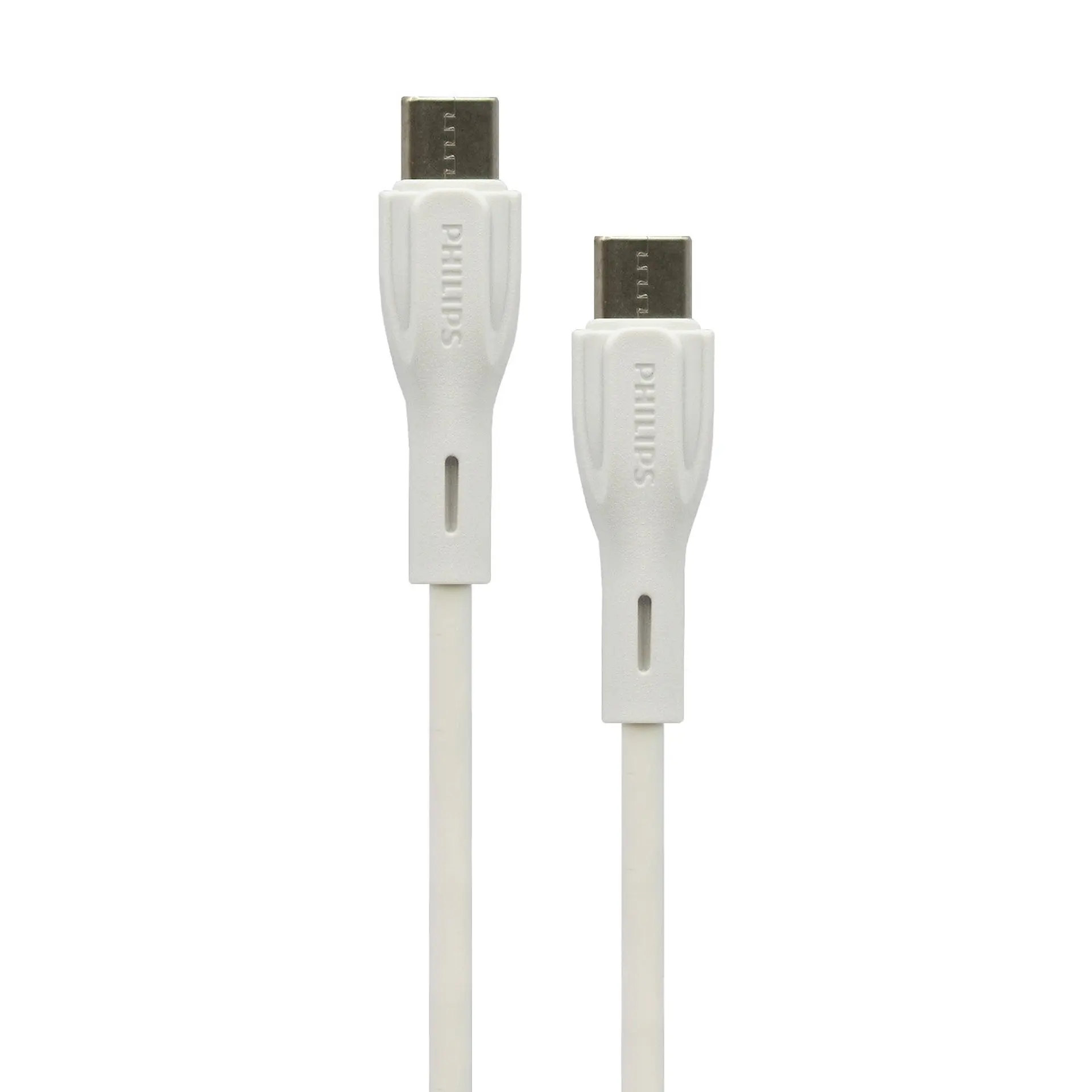 Cable USB-C a USB-C Philips DLC4001CW/70 blanco 1 m 4