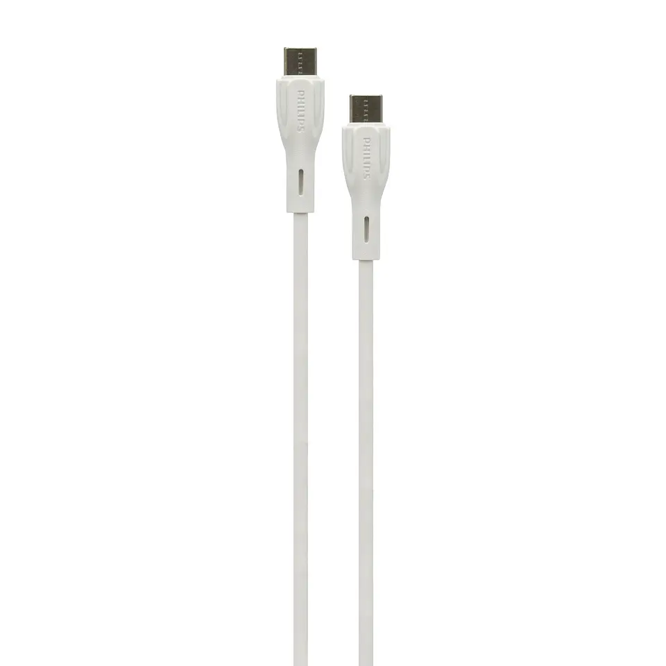 Cable USB-C a USB-C Philips DLC4001CW/70 blanco 1 m 5
