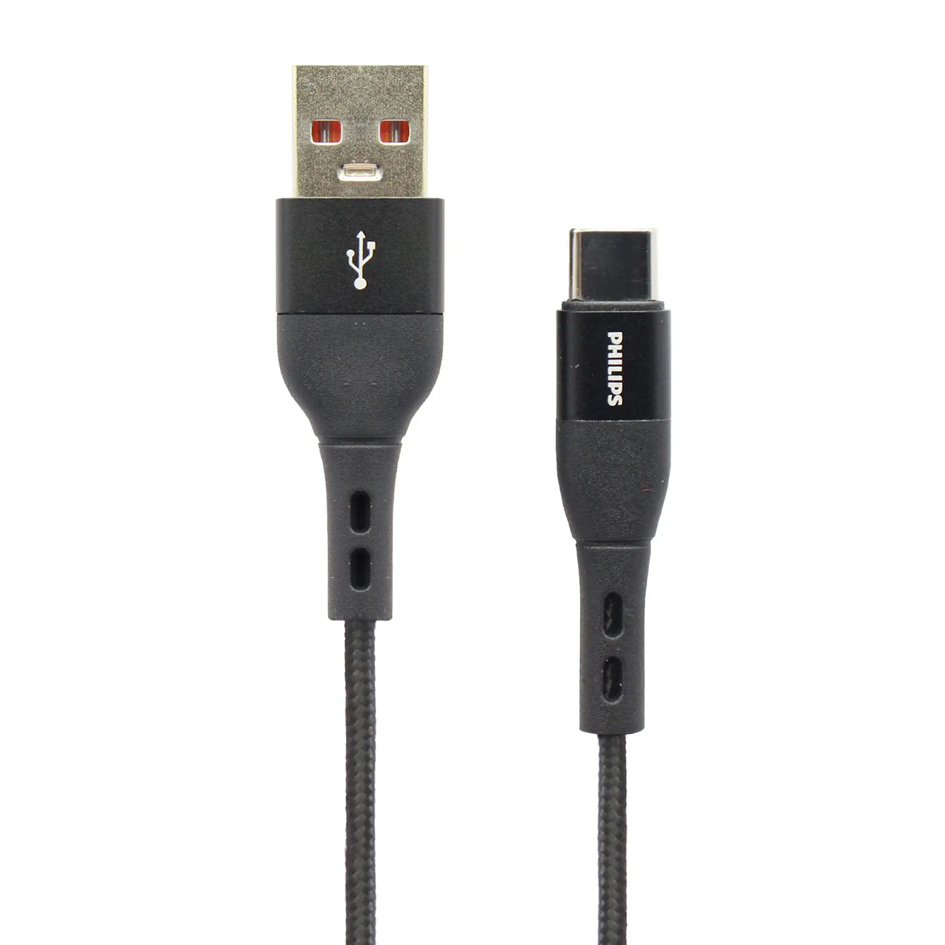 Cable USB-A a USB-C Philips DLC4141A/70 negro 1 m 5