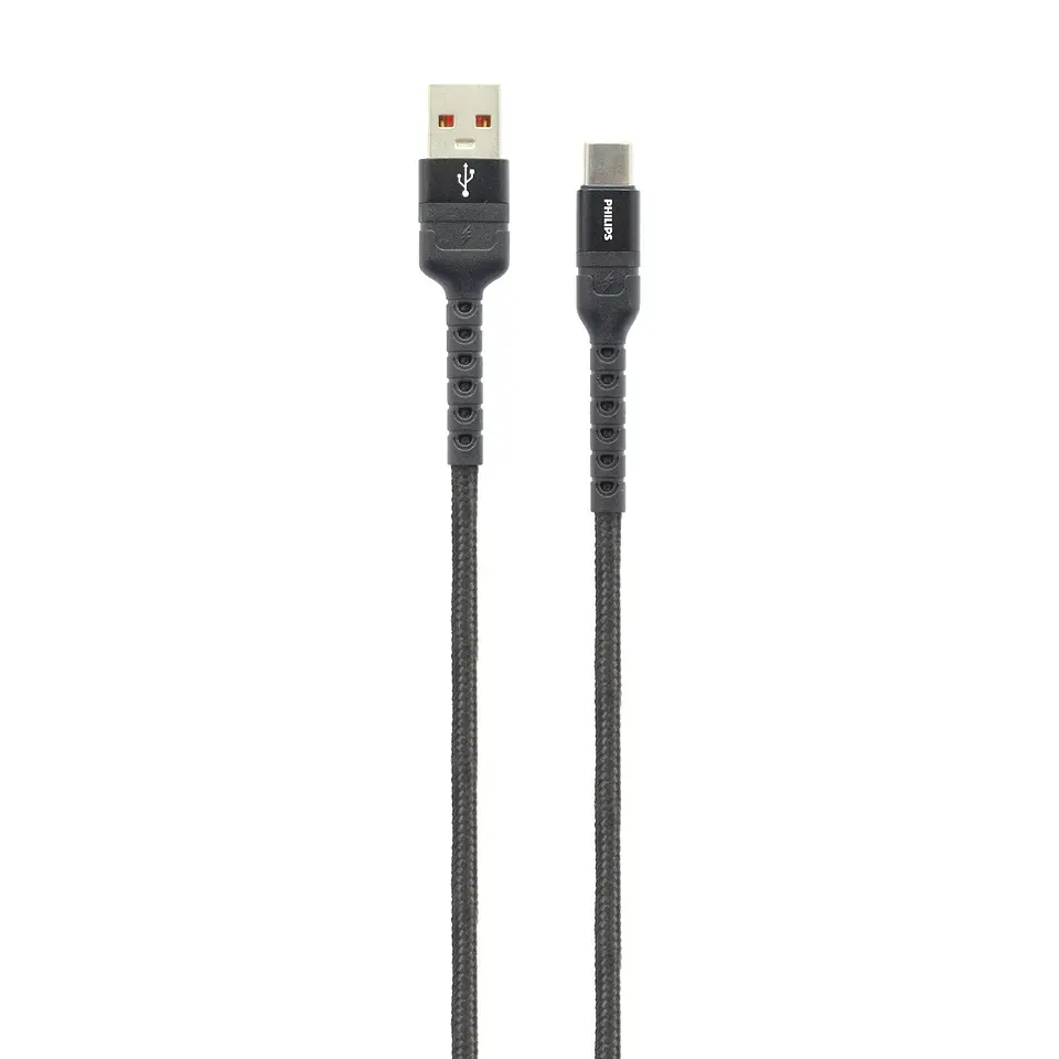 Cable USB-A a USB-C Philips DLC4041A/70 negro 1 m 5