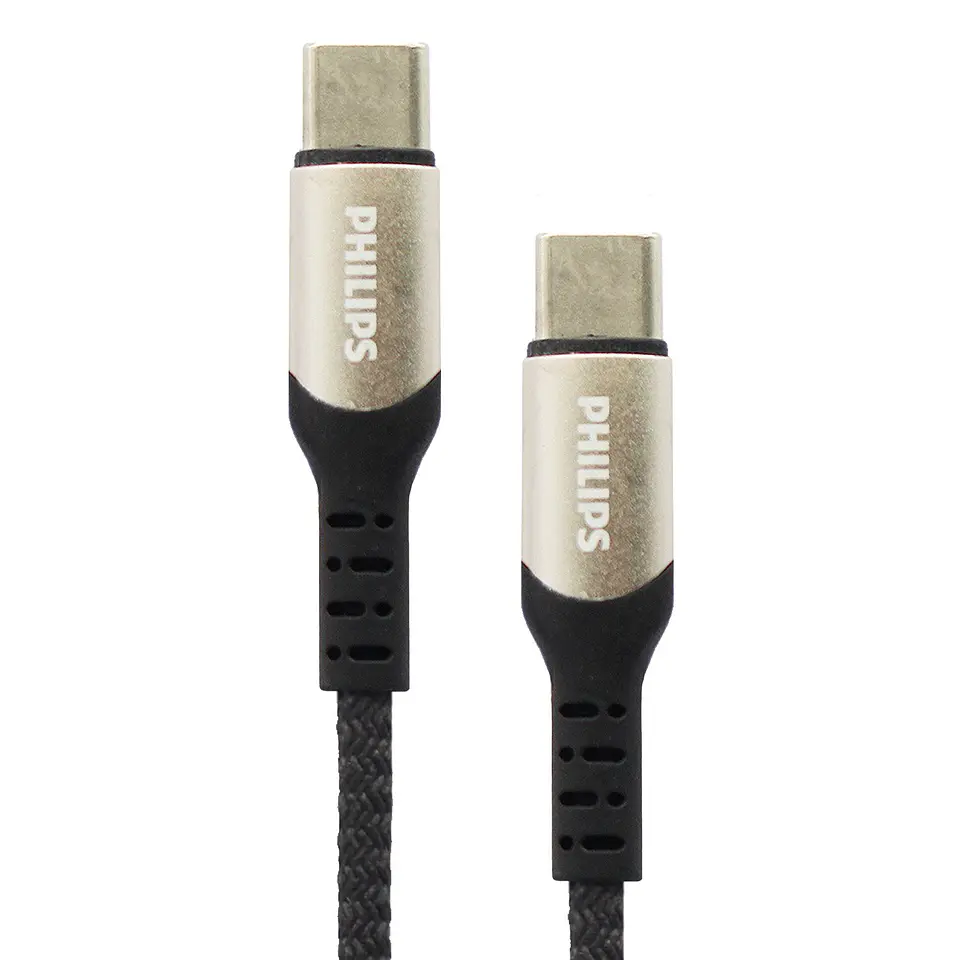 Cable USB-C a USB-C Philips DLC5001CB/70 negro 1 m 1