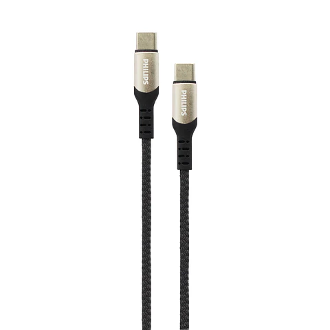 Cable USB-C a USB-C Philips DLC5001CB/70 negro 1 m