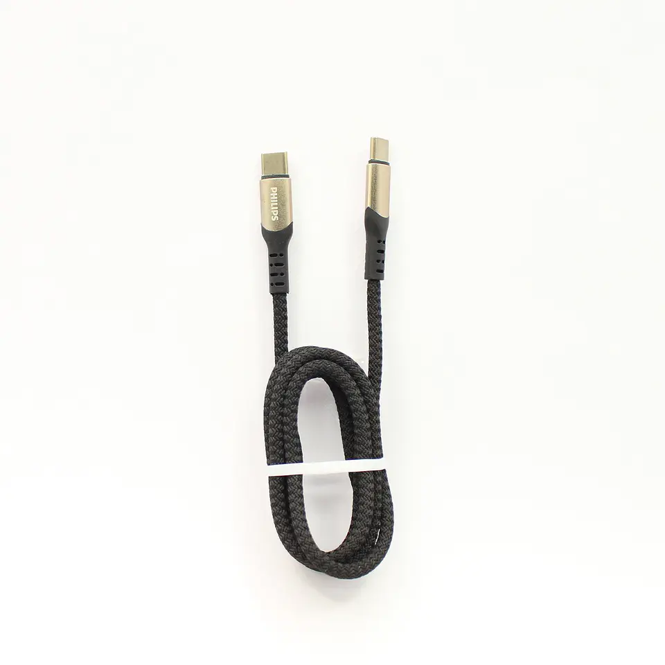 Cable USB-C a USB-C Philips DLC5001CB/70 negro 1 m 4