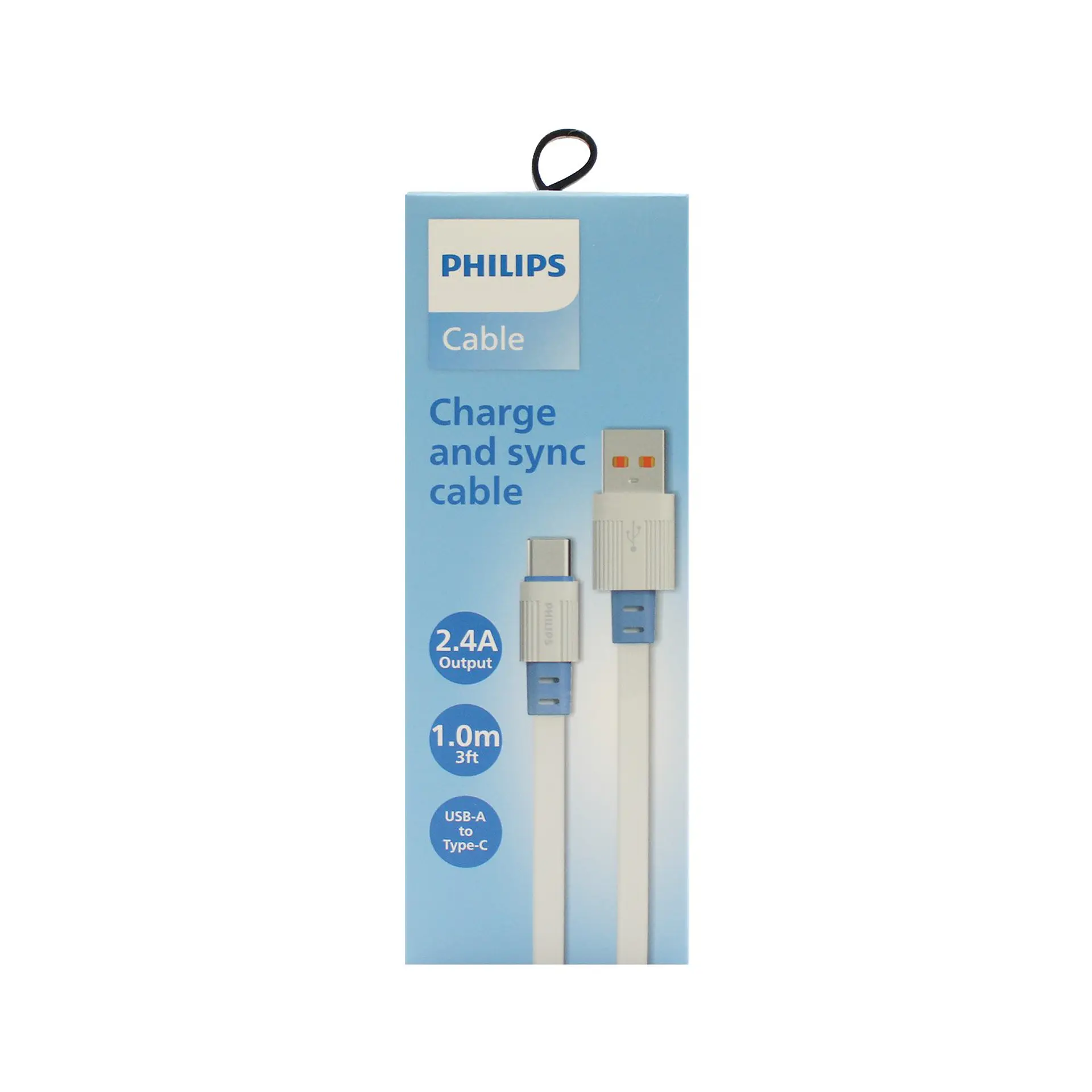 Cable Philips USB-A a USB-C 1 m DLC2342A/70 1