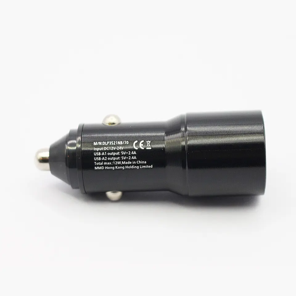 Cargador auto Philips 12 W 2 USB-A DLP3521NB/70 9