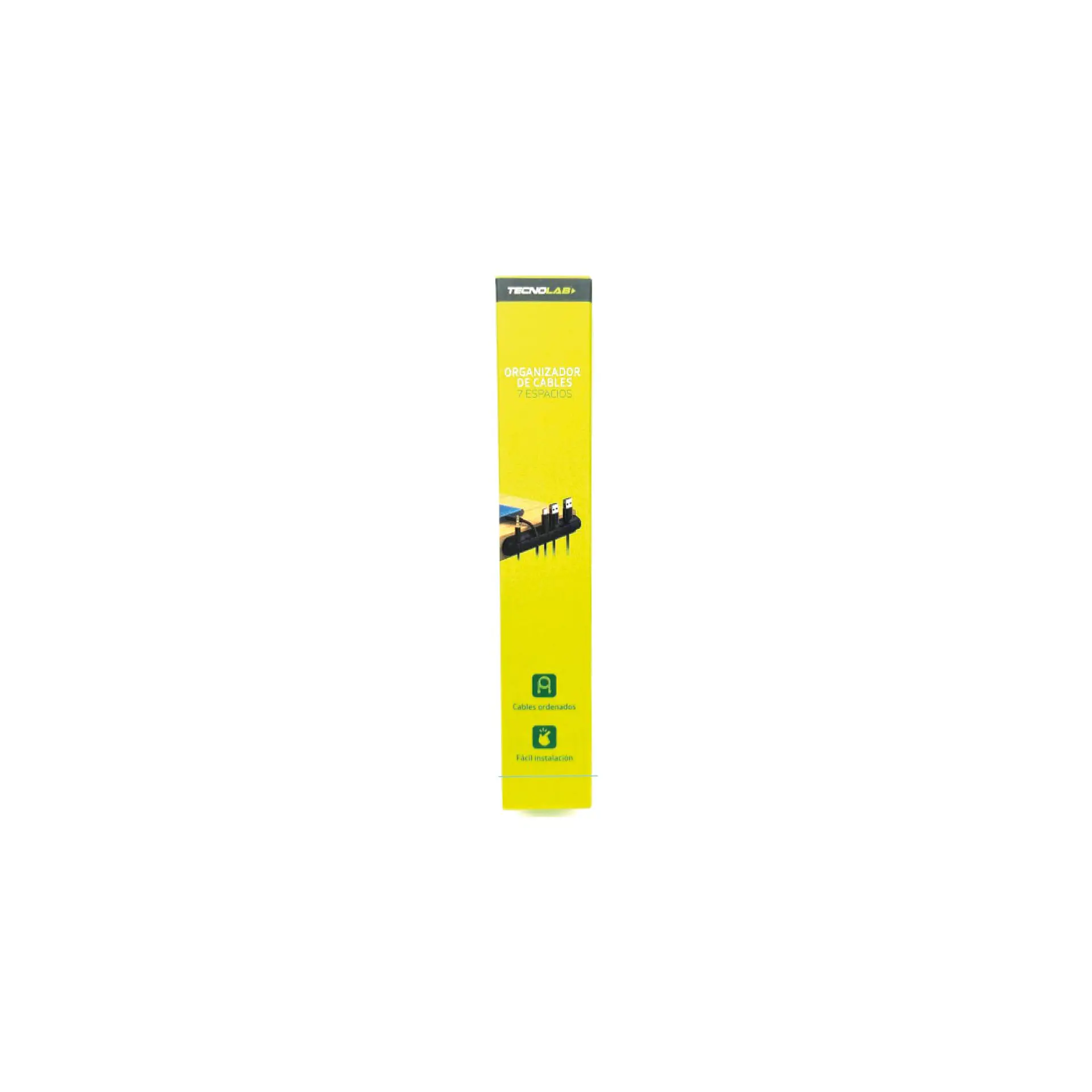 Organizador cables Tecnolab, 7 ranuras, ref. TL149 4