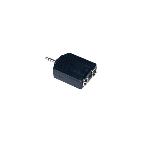 Adaptador Dblue 3.5 mm macho a 2 Jack 6.3 mm hembras