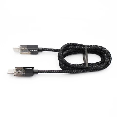 Cable Philips DLC5031CB/70 USB-C a USB-C, 1 m