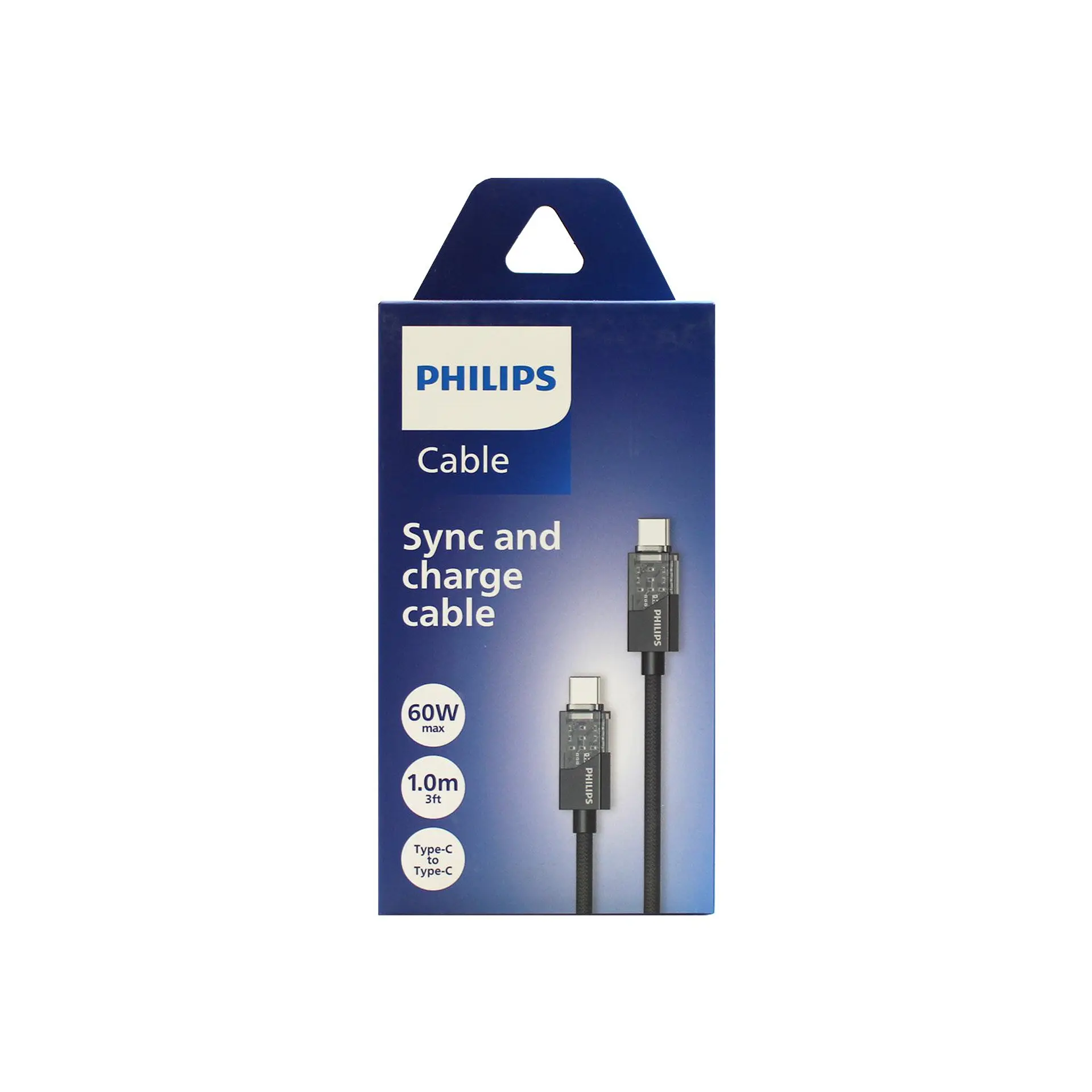Cable Philips DLC5031CB/70 USB-C a USB-C, 1 m 3