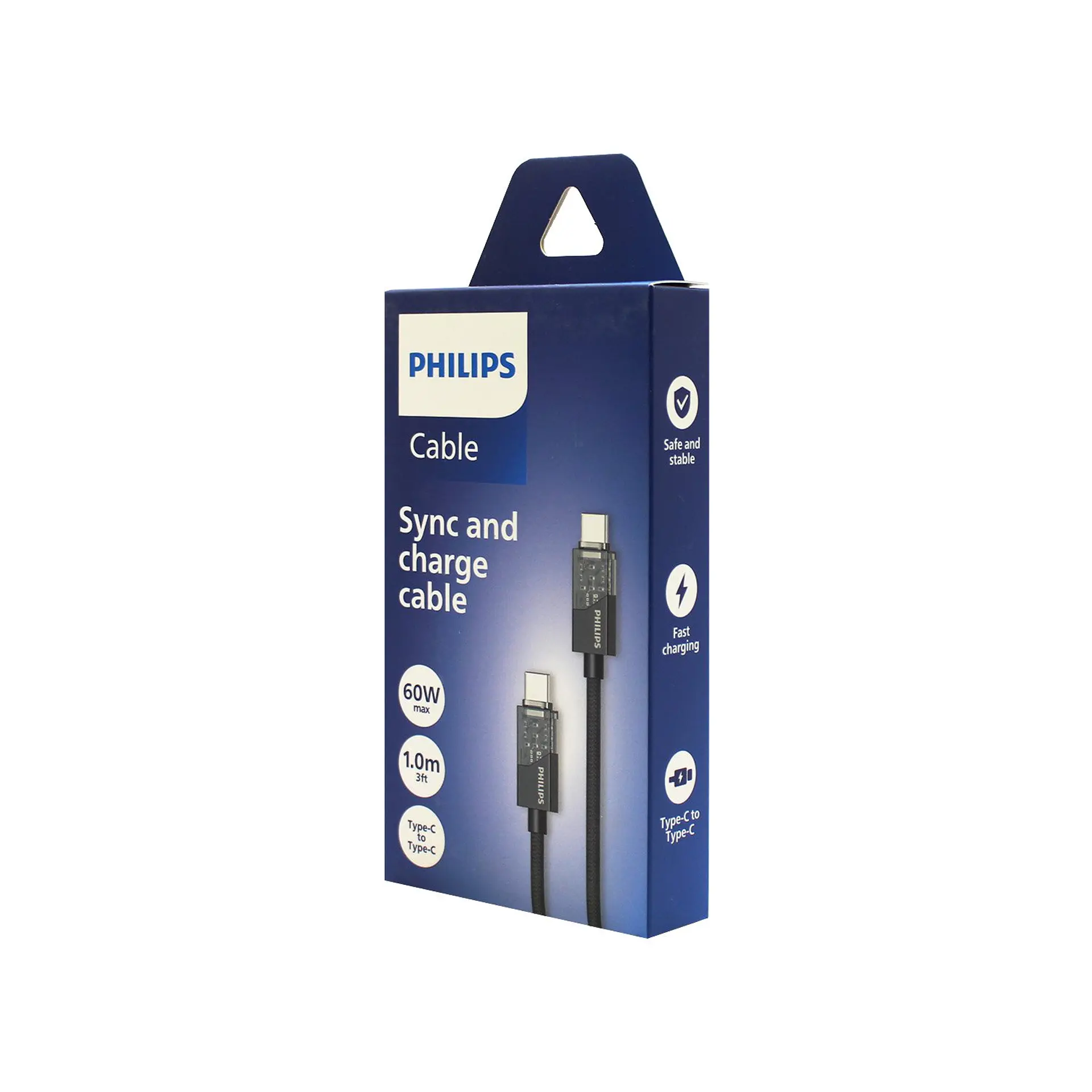 Cable Philips DLC5031CB/70 USB-C a USB-C, 1 m 4