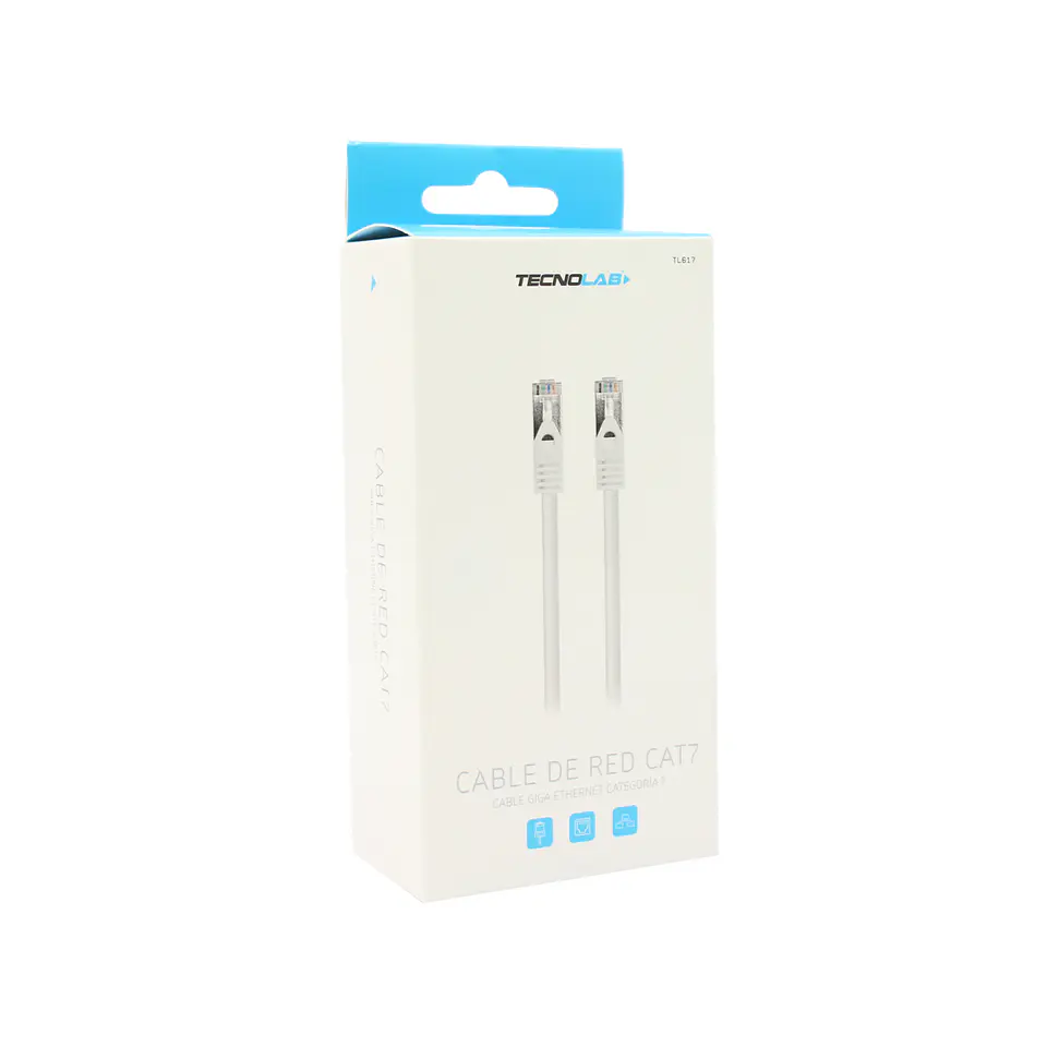 Cable de red Cat7 Tecnolab TL617, 2 m, blanco 2