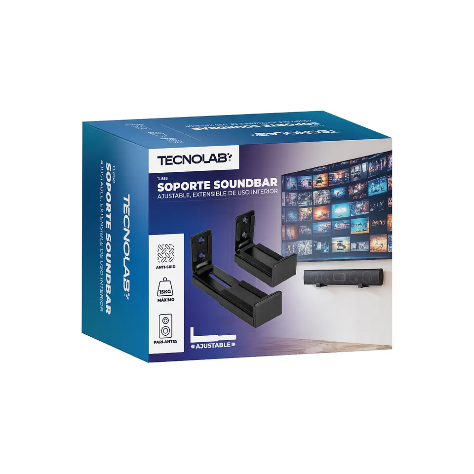 Soporte Tecnolab TL858 para soundbar, negro 1