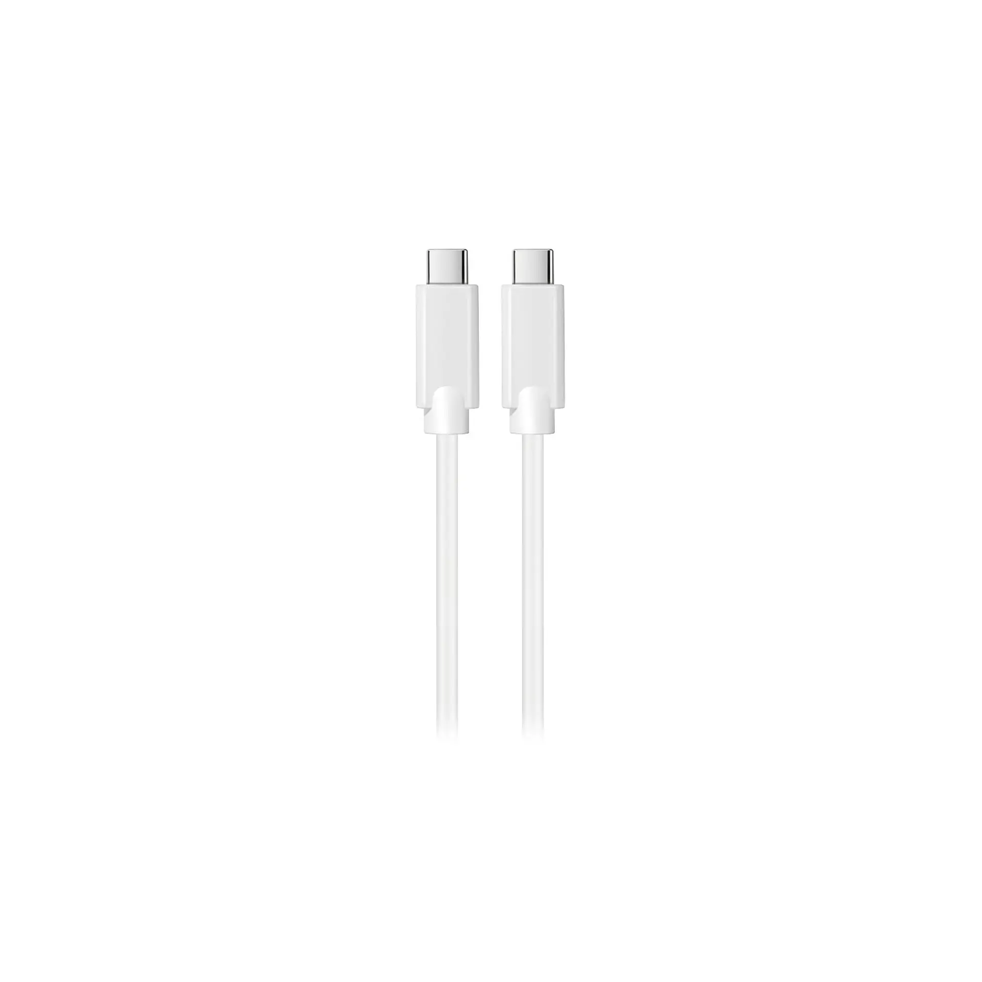 Cable Tecnolab TL475 USB-C a USB-C, 2 m, blanco 1
