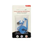 Cable plano Dblue DBIPHF12BL USB-A a Lightning, 1 m, azul - Miniatura 3