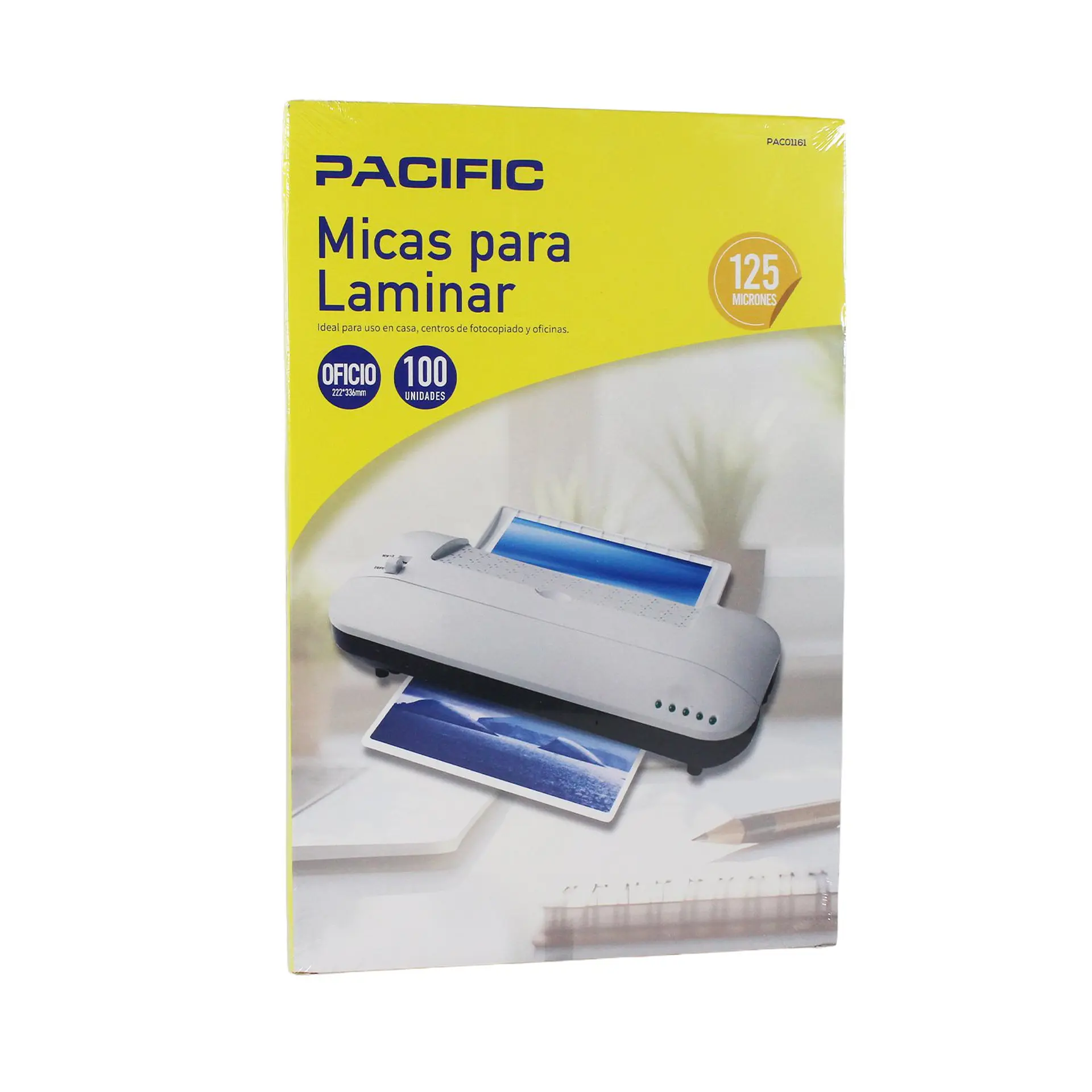 Micas Pacific PAC01161 Oficio 125 mic, 100 unidades 1