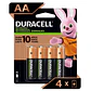 Pack 4 Pilas AA Recargables Duracell 2500mAh Por Mayor a Pedido - Miniatura 1