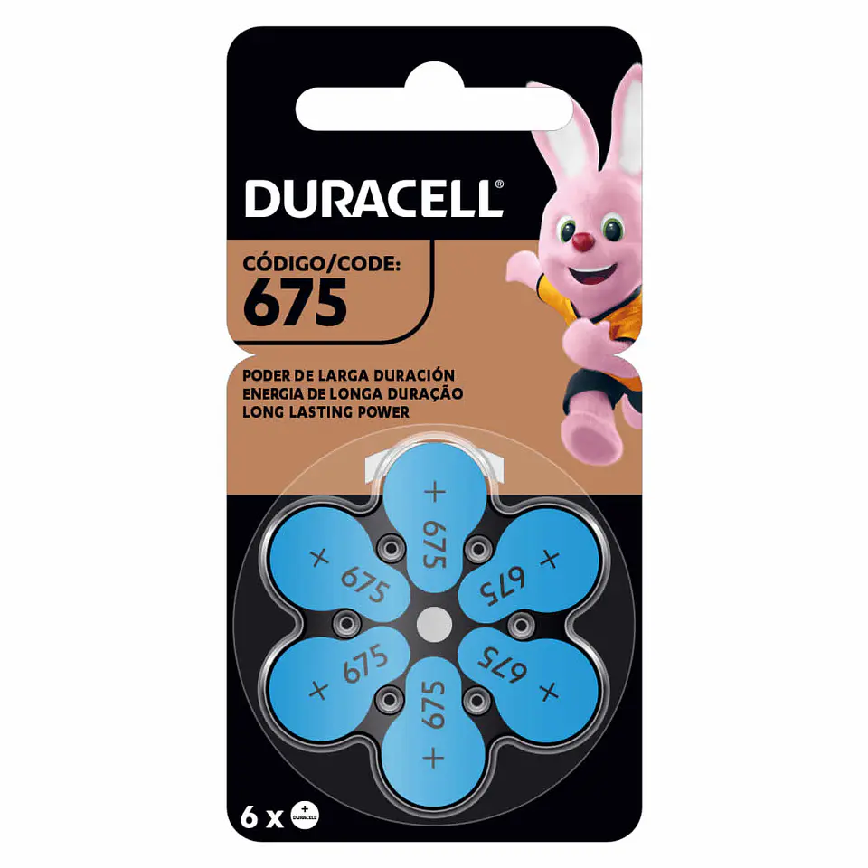 Pack 6 pilas Duracell Numero 675 Por Mayor a Pedido 1