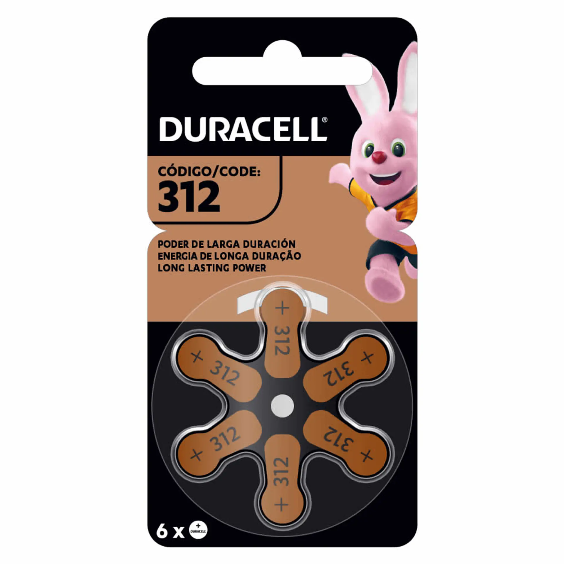 Pack 6 pilas Duracell Numero 312 Por Mayor a Pedido 1