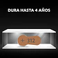 Pack 6 pilas Duracell Numero 312 Por Mayor a Pedido - Miniatura 3