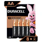 Pack 8 Pilas Duracell AA Alcalina Por Mayor a Pedido - Miniatura 1
