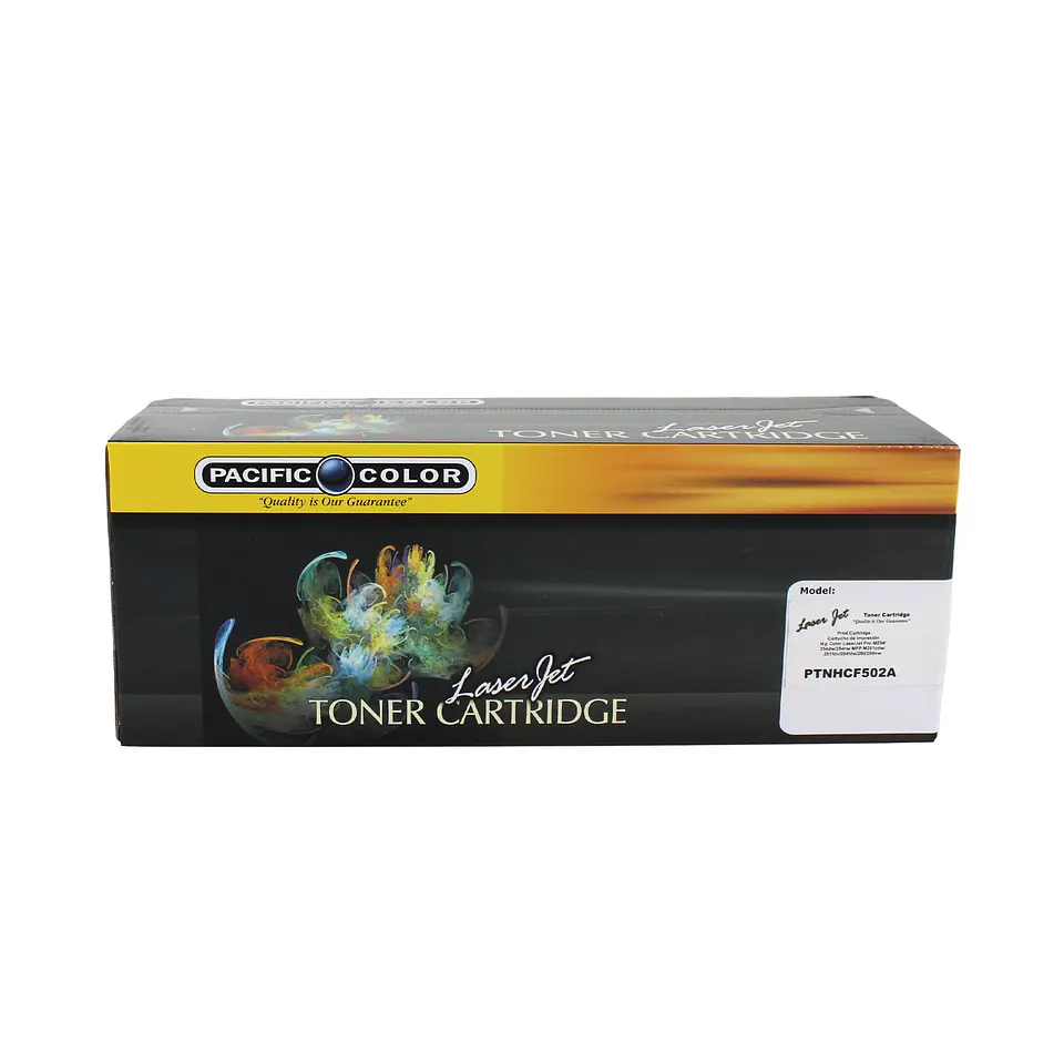 Tóner Pacific Color PTNHCF502AY Amarillo Compatible HP 1