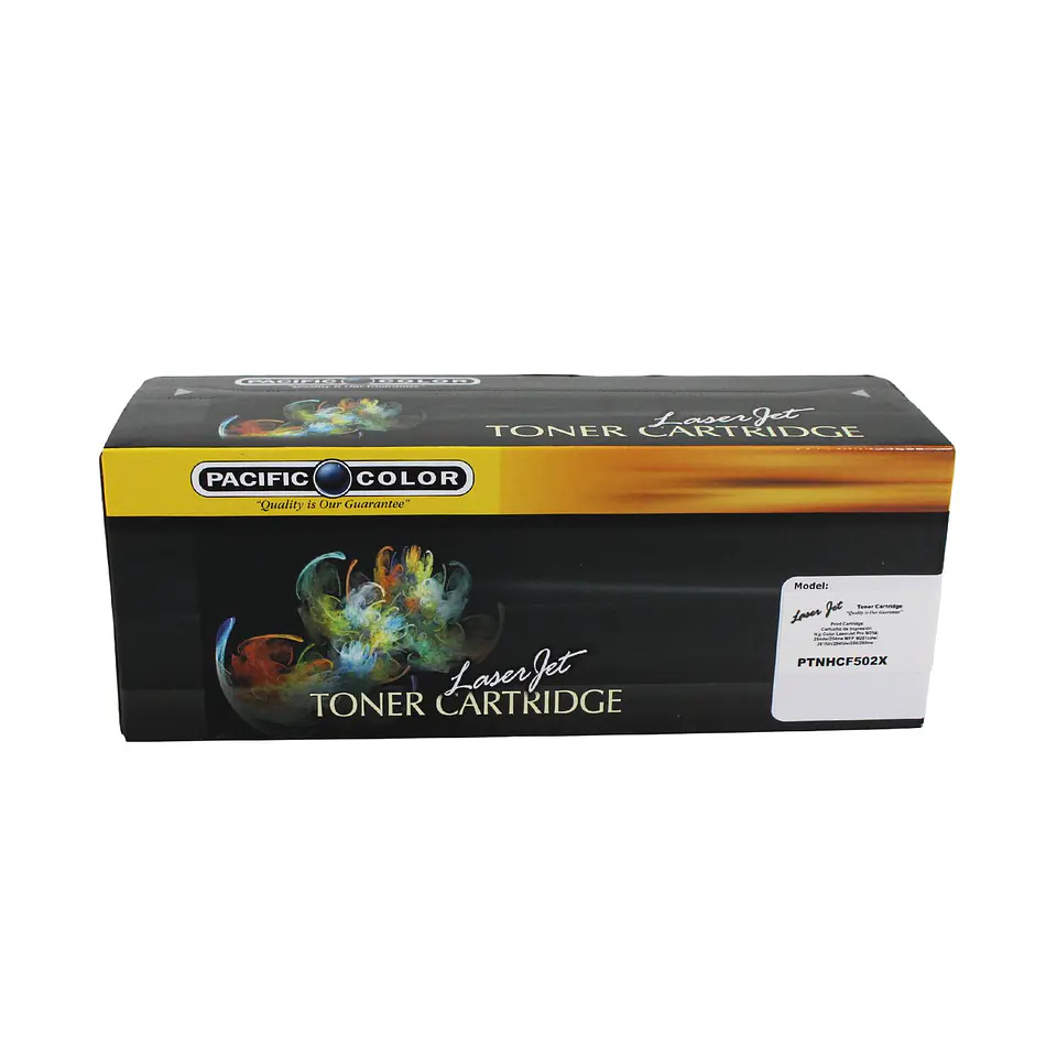 Tóner Pacific Color PTNHCF502XY Amarillo Compatible HP 1