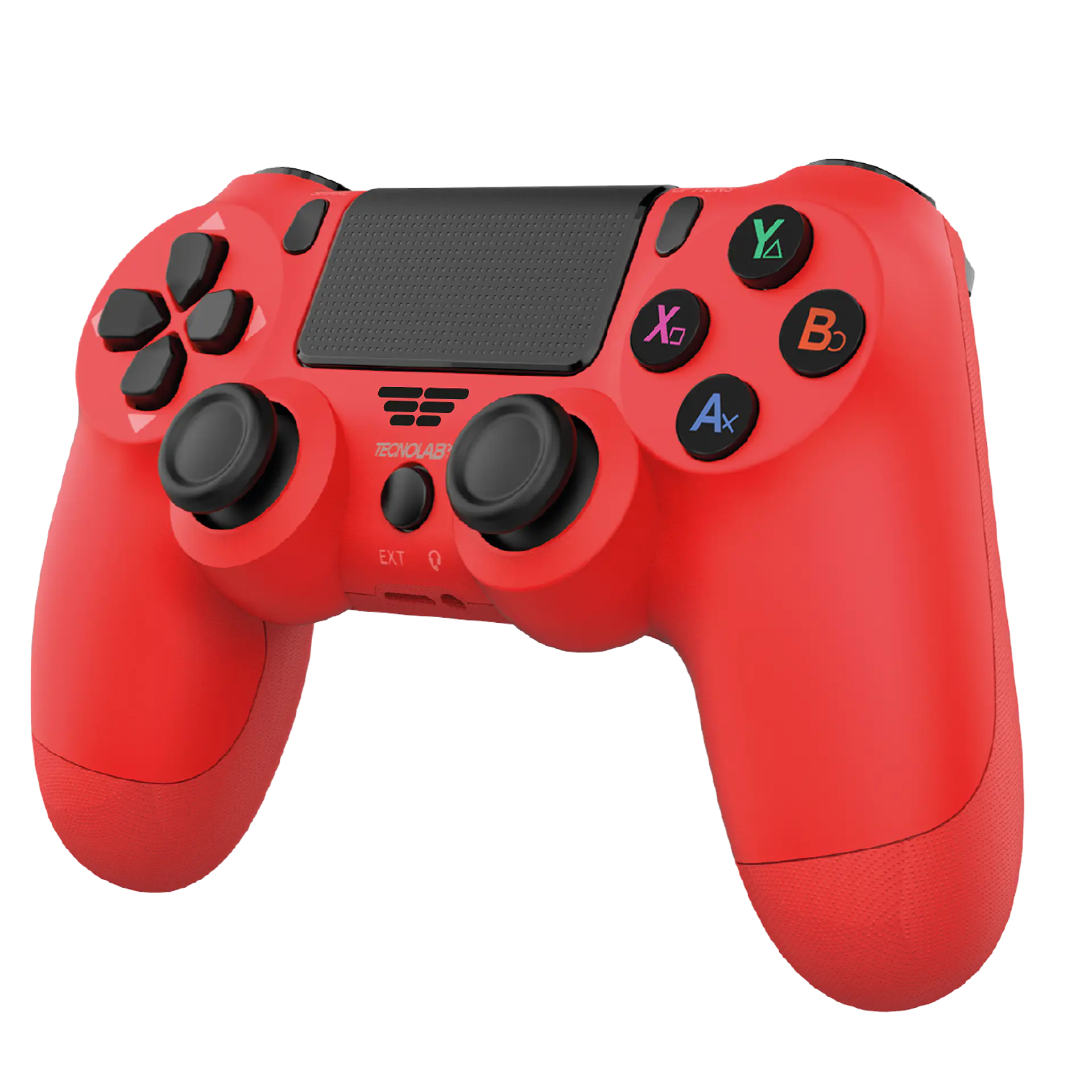 Joypad Tecnolab D-Shock para PS4 y PC Rojo 2